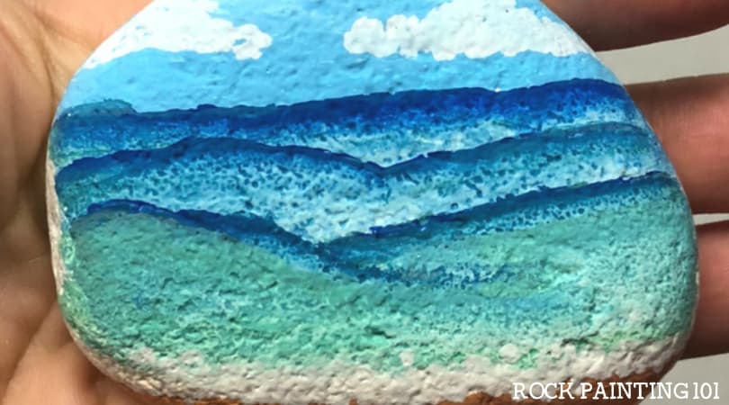 How to create beach painted rocks