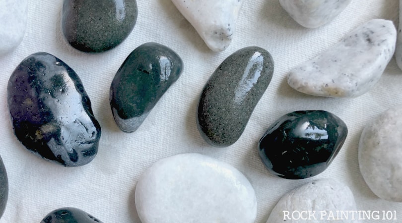 How to easily prepare rocks for painting amazing stones