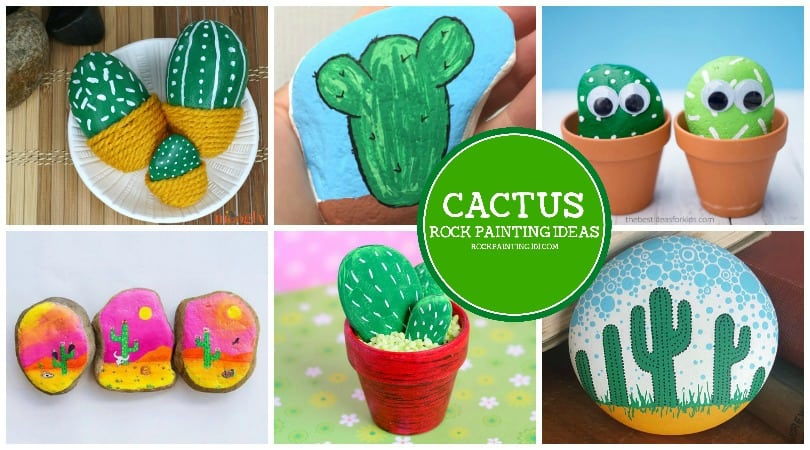 11 DIY cactus rocks that are simple and fun to make