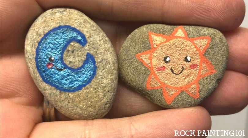 How to make fun tic tac toe rocks for your kids