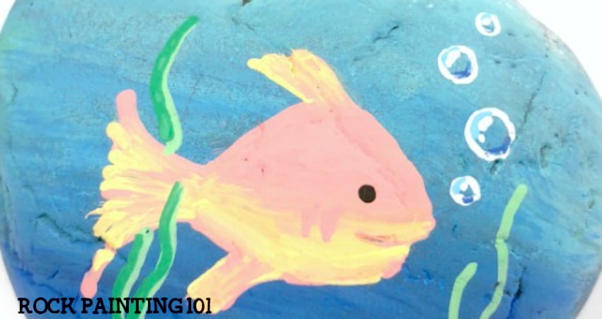 Learn how to make amazing bubbles. Perfect for fish rock painting.