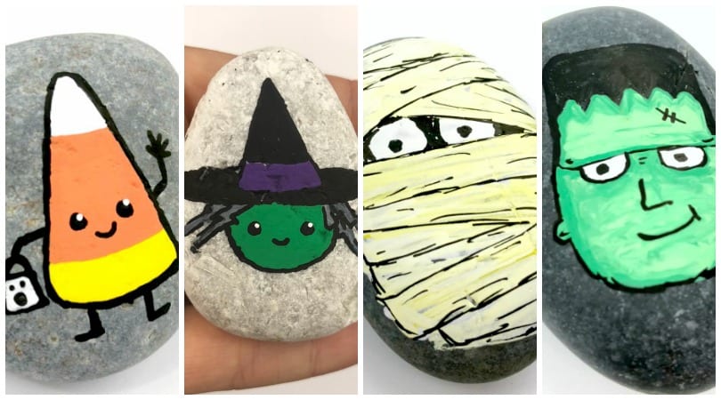 21 easy Halloween rock painting ideas guaranteed to wow!