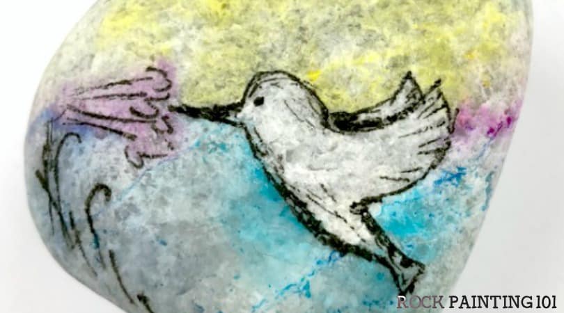 How to make a beautiful hummingbird that looks like watercolors!