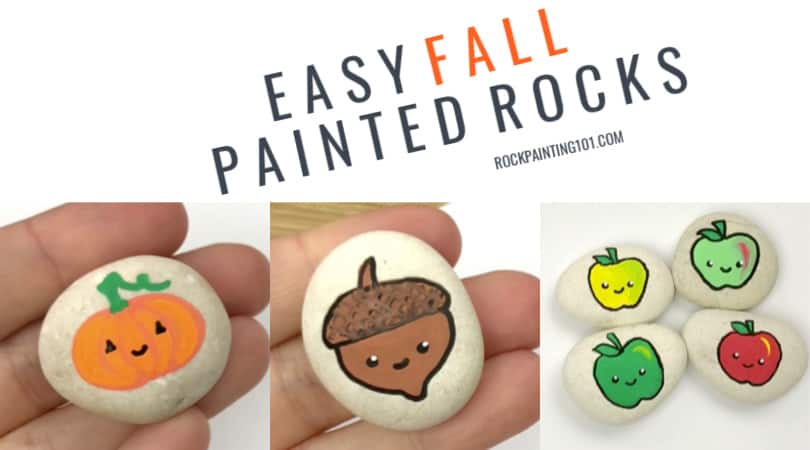 11 easy fall rock painting ideas