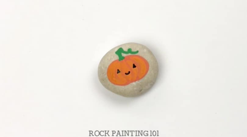 How to make easy pumpkin rocks with a video tutorial