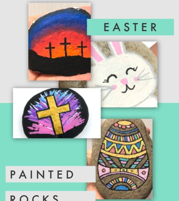 7 easy Easter painted rocks for all skill levels