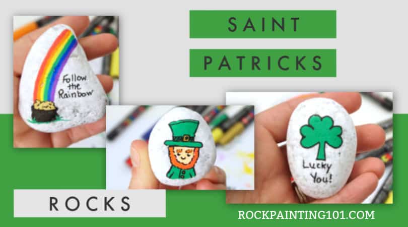 5 fun St Patricks Day painted rocks