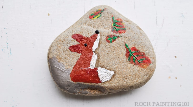 Finger Painted Rock Designs