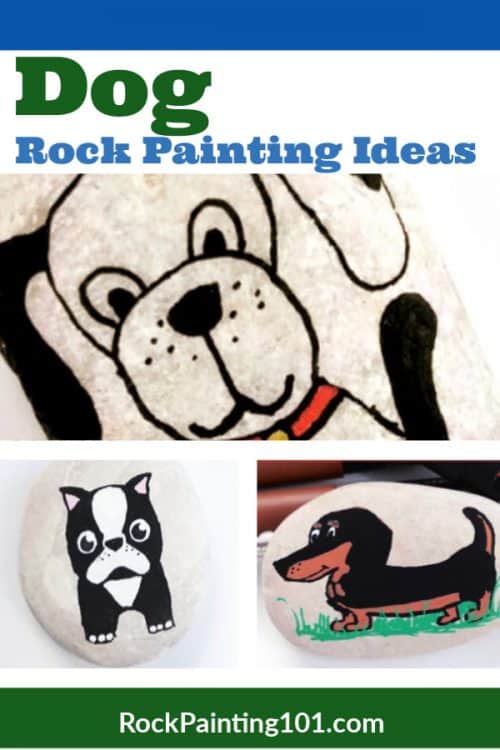 8 Dog Rock Painting Ideas that are too cute to miss Rock Painting 101